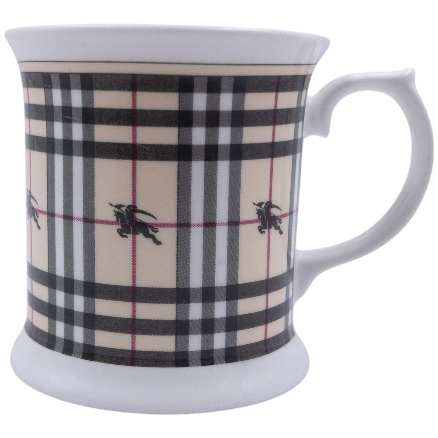 Vintage Burberry Nova Check Fine China Mug