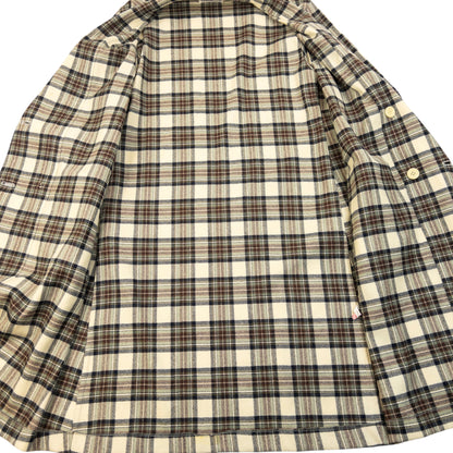 Vintage 90s Yohji Yamamoto Checkered Wool Jacket Size M
