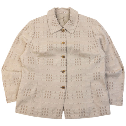 Vintage 2000s Burberry Nova Check Button Up Jacket Womens Size S