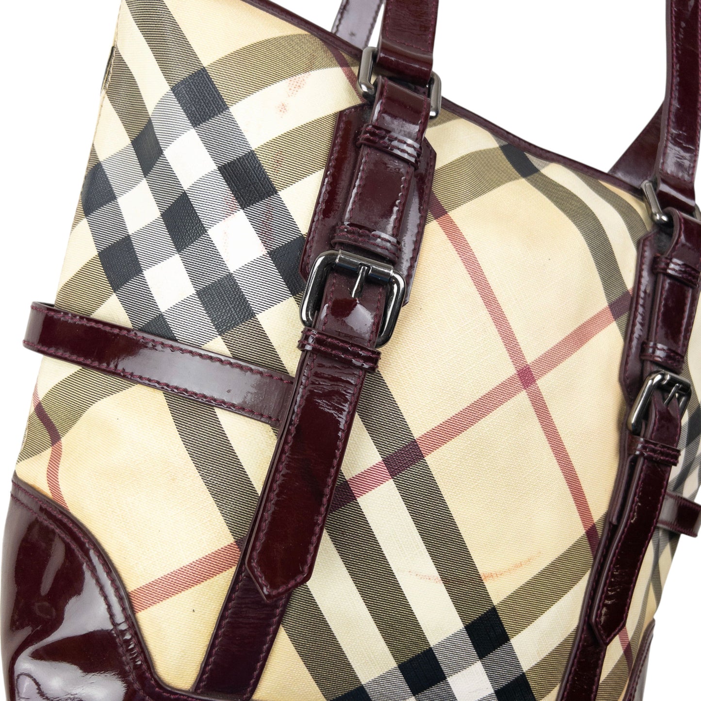 Vintage 2000s Burberry Nova Check Shoulder Bag