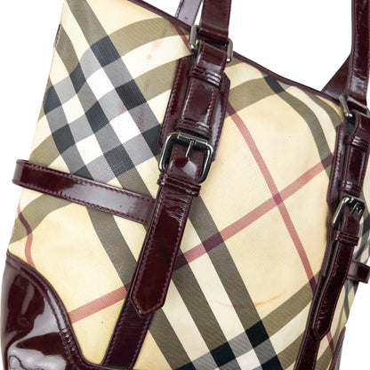 Vintage 2000s Burberry Nova Check Shoulder Bag