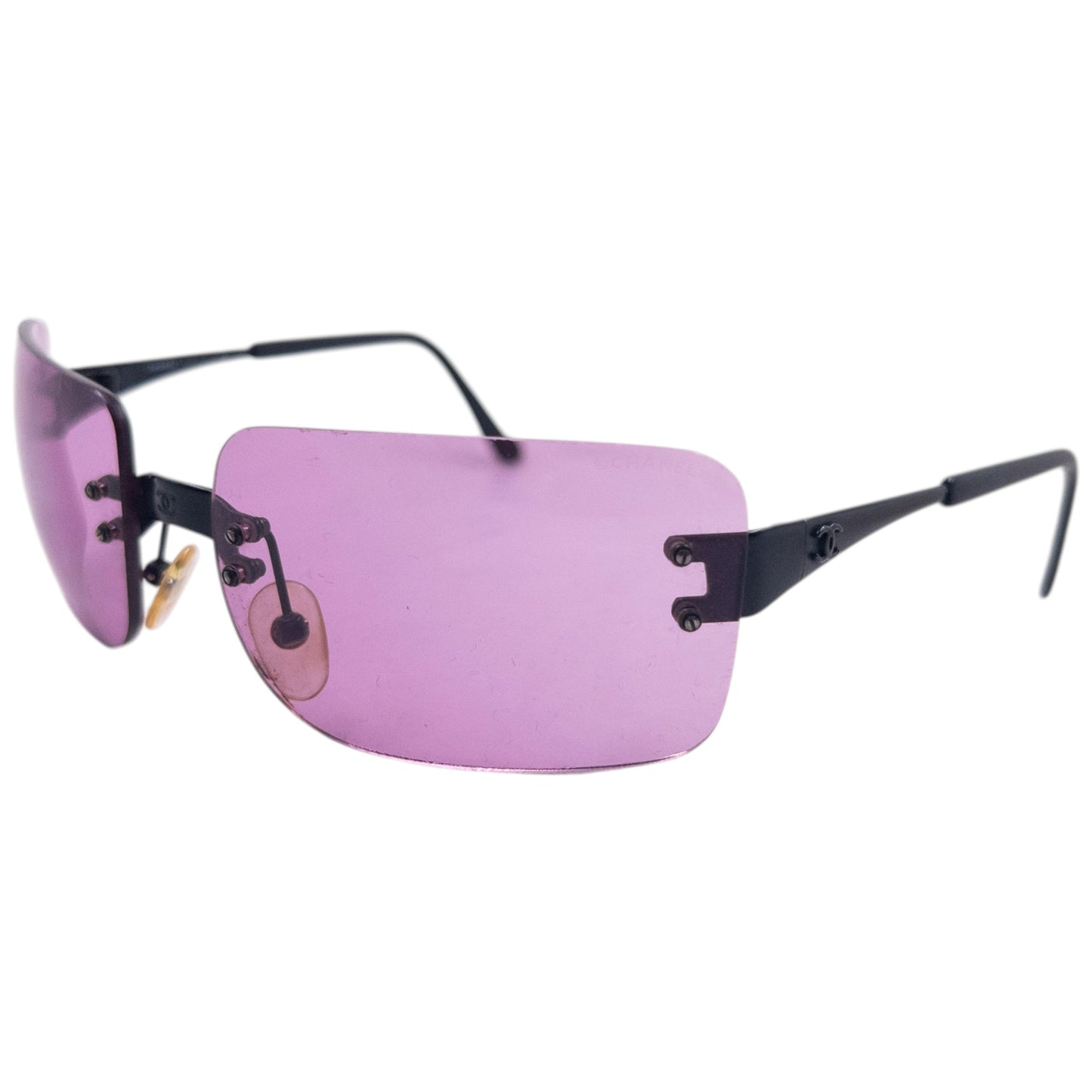 Vintage 2000s Chanel Rimless Sunglasses