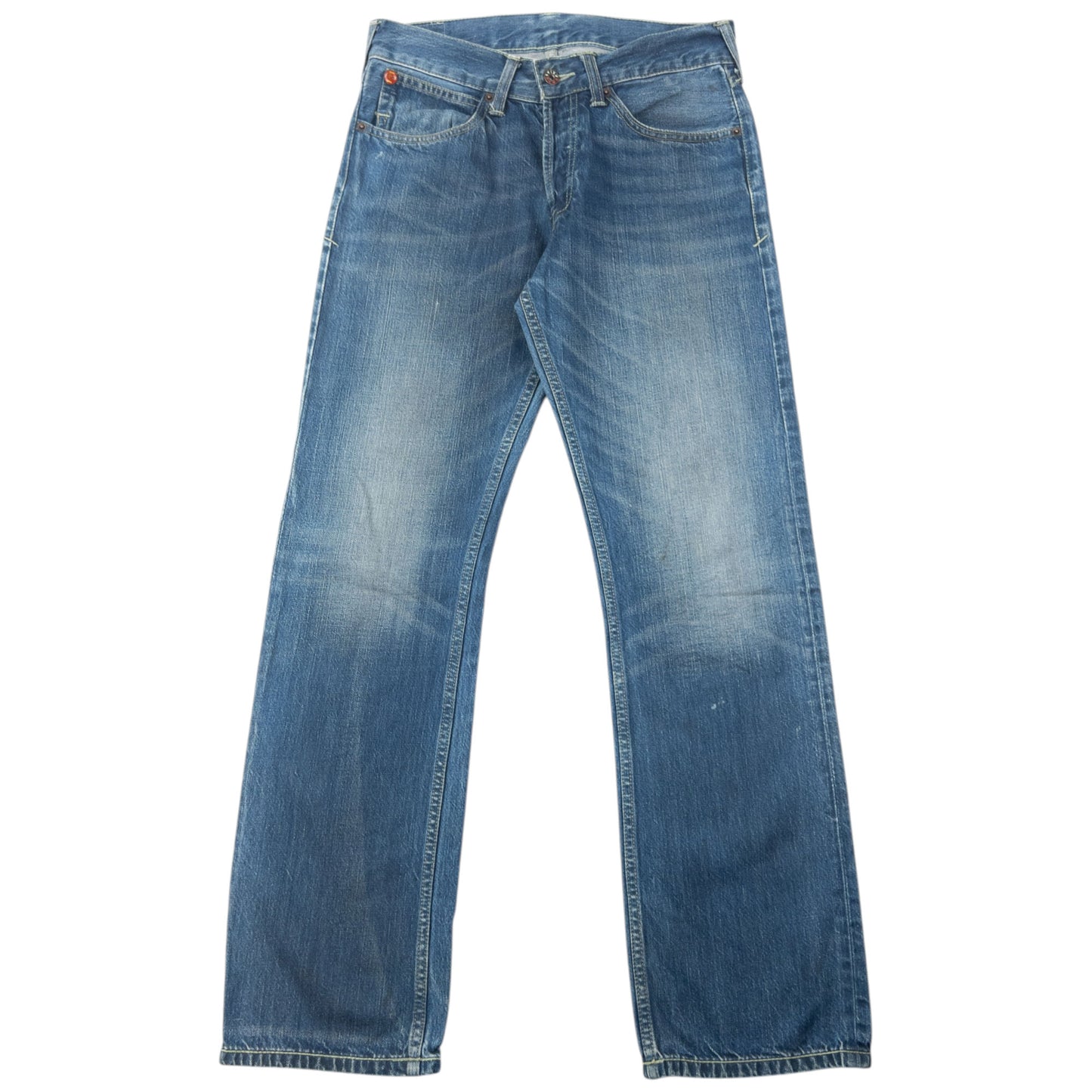 Vintage Puma X Evisu Double Gull Japanese Denim Jeans Size W30