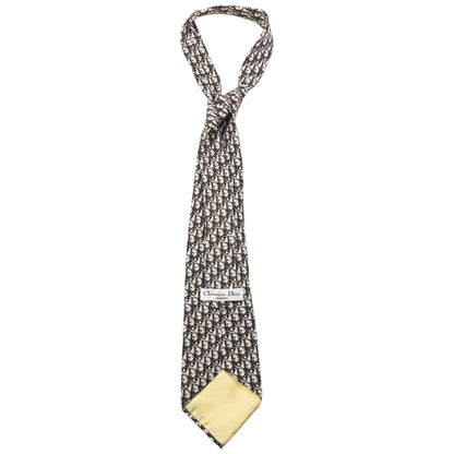 Vintage Dior Monogram Pixel Silk Tie