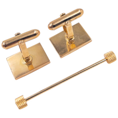 Vintage Dior Cuff Links & Tie Pin Set
