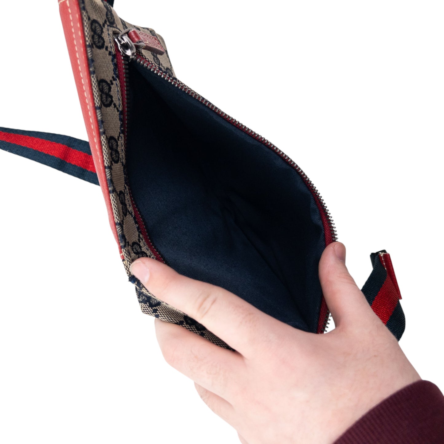 Vintage 2000s Gucci Monogram Crossbody Bag