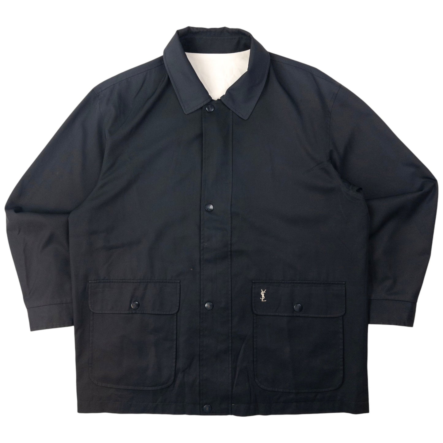 Vintage YSL Yves Saint Laurent Reversible Jacket Size XL