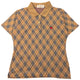 Vintage 90s Burberry Nova Check Polo Shirt Womens Size S