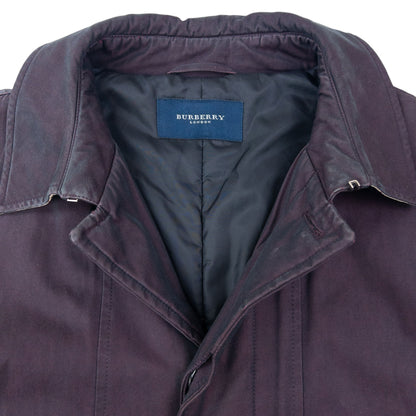 Vintage 2000s Burberry Button Up Trench Jacket Size L