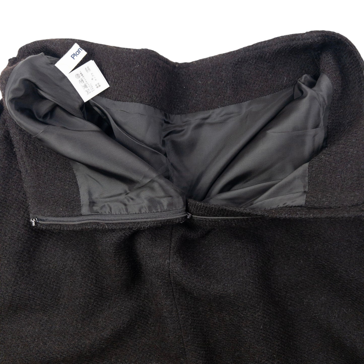 Vintage 90s Plantation By Issey Miyake Pleated Wool Skirt Womens Size W28