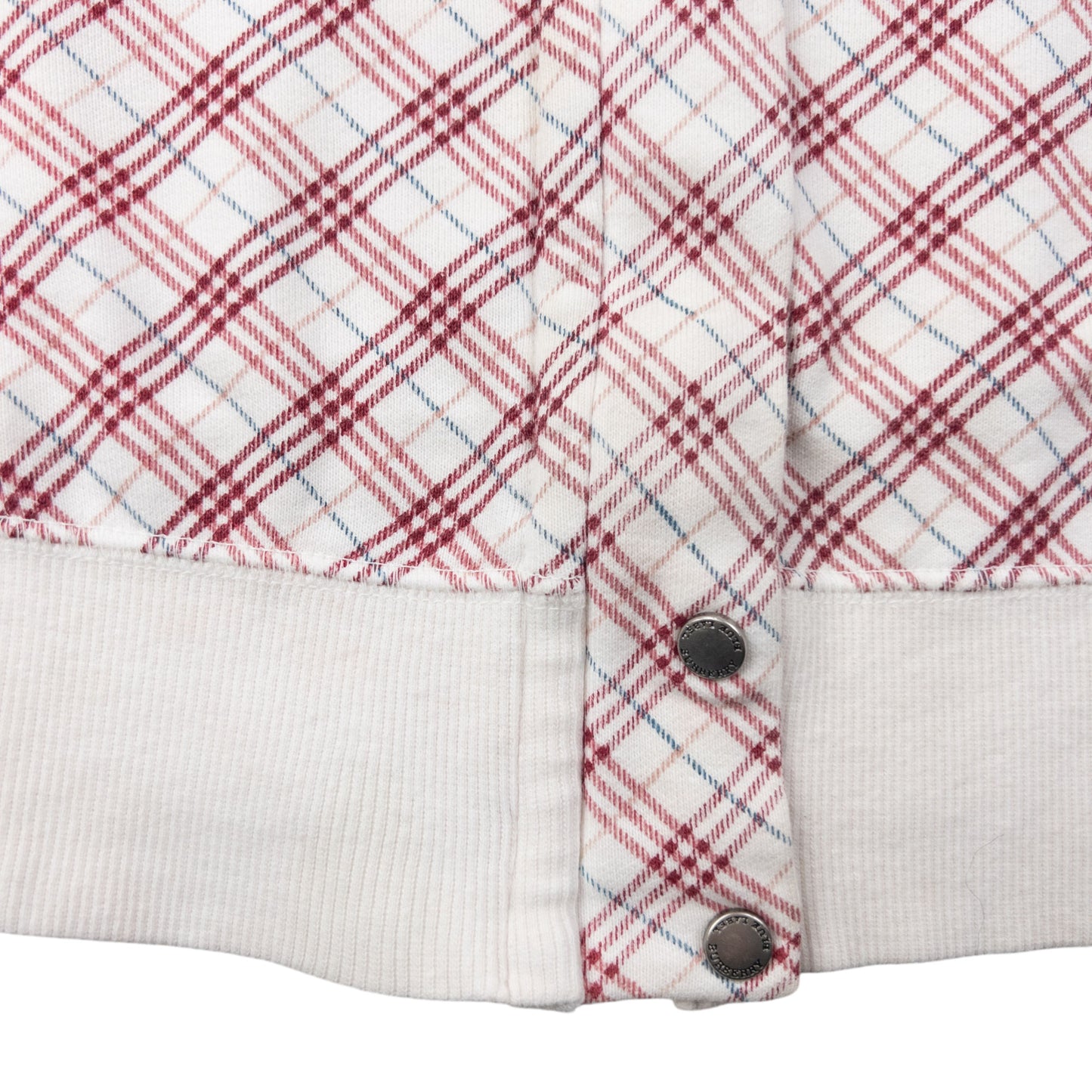 Vintage 2000s Burberry Blue Label Nova Check Zip Up Sweatshirt Womens Size S