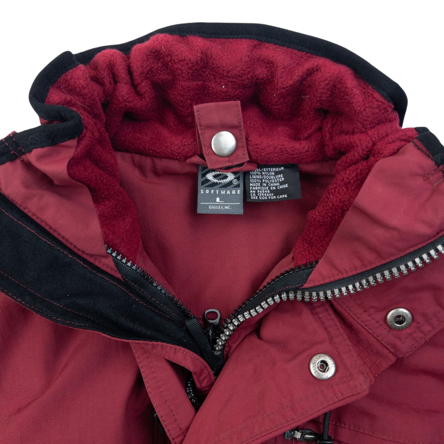 Vintage 2000s Oakley Zip Up Snowboarding Jacket Size M