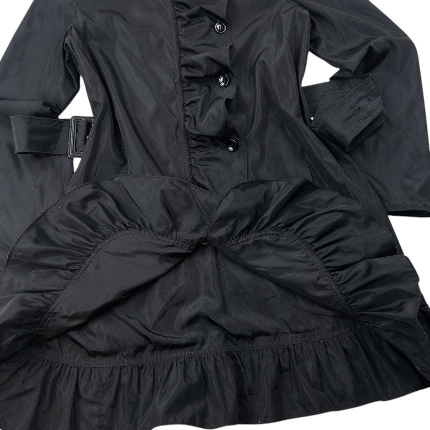 Vintage Dolce & Gabbana Belt Waist Ruffle Jacket Womens Size M