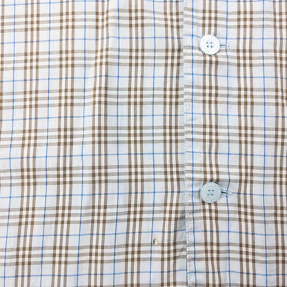 Vintage 2000s Burberry Nova Check Long Sleeve Button Up Shirt Size M