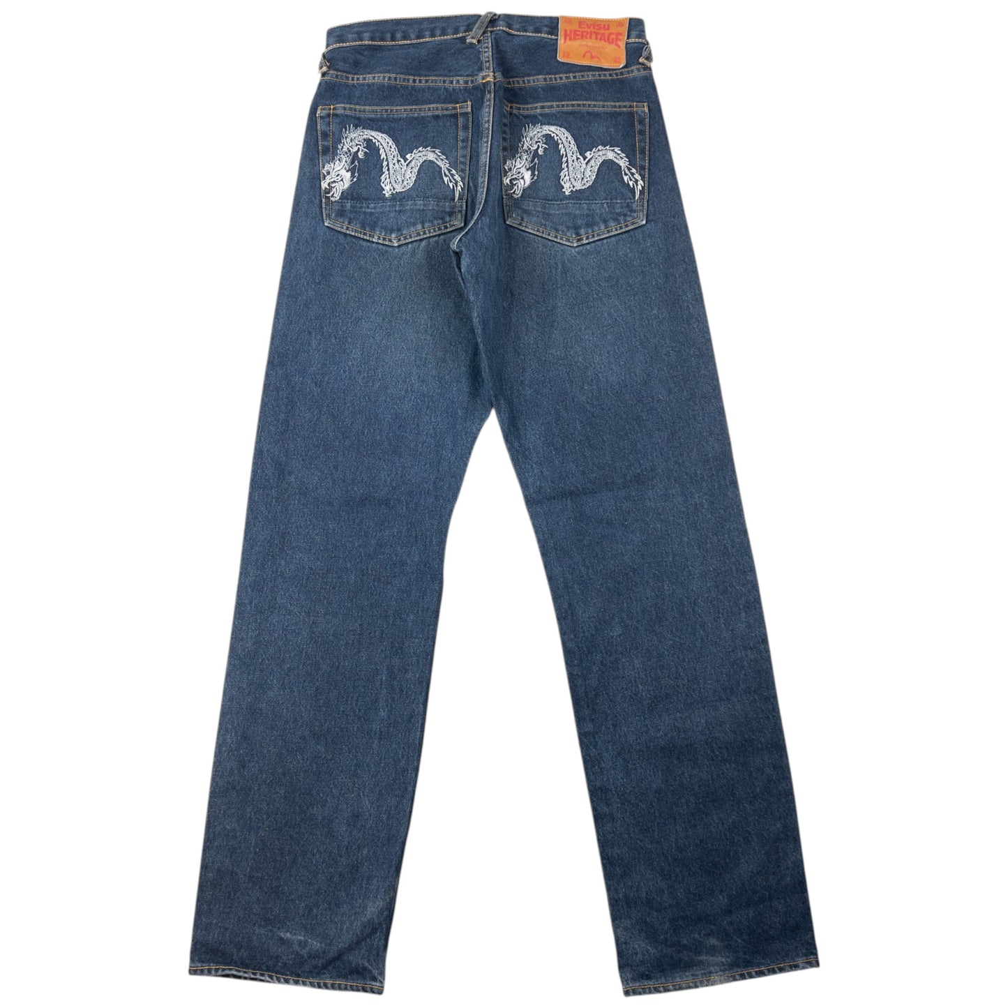 Vintage 2000s Evisu Double Dragon Gull Japanese Denim Jeans Size W29