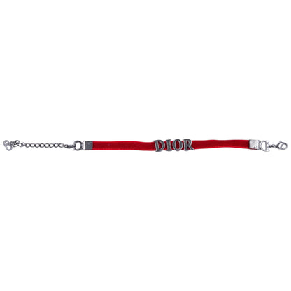 Vintage Dior Velvet Ribbon Bracelet