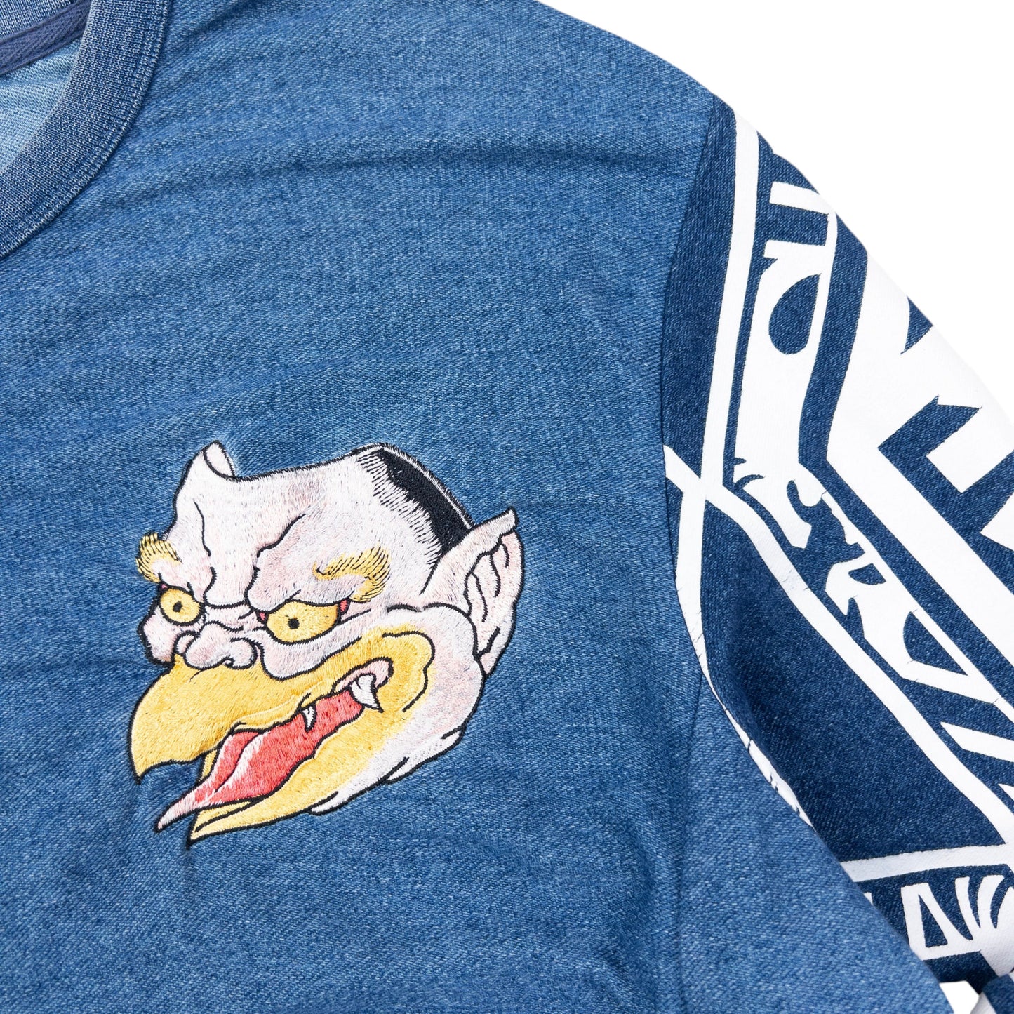 Vintage 2000s Evisu Embroidered Monster Sweatshirt Size M