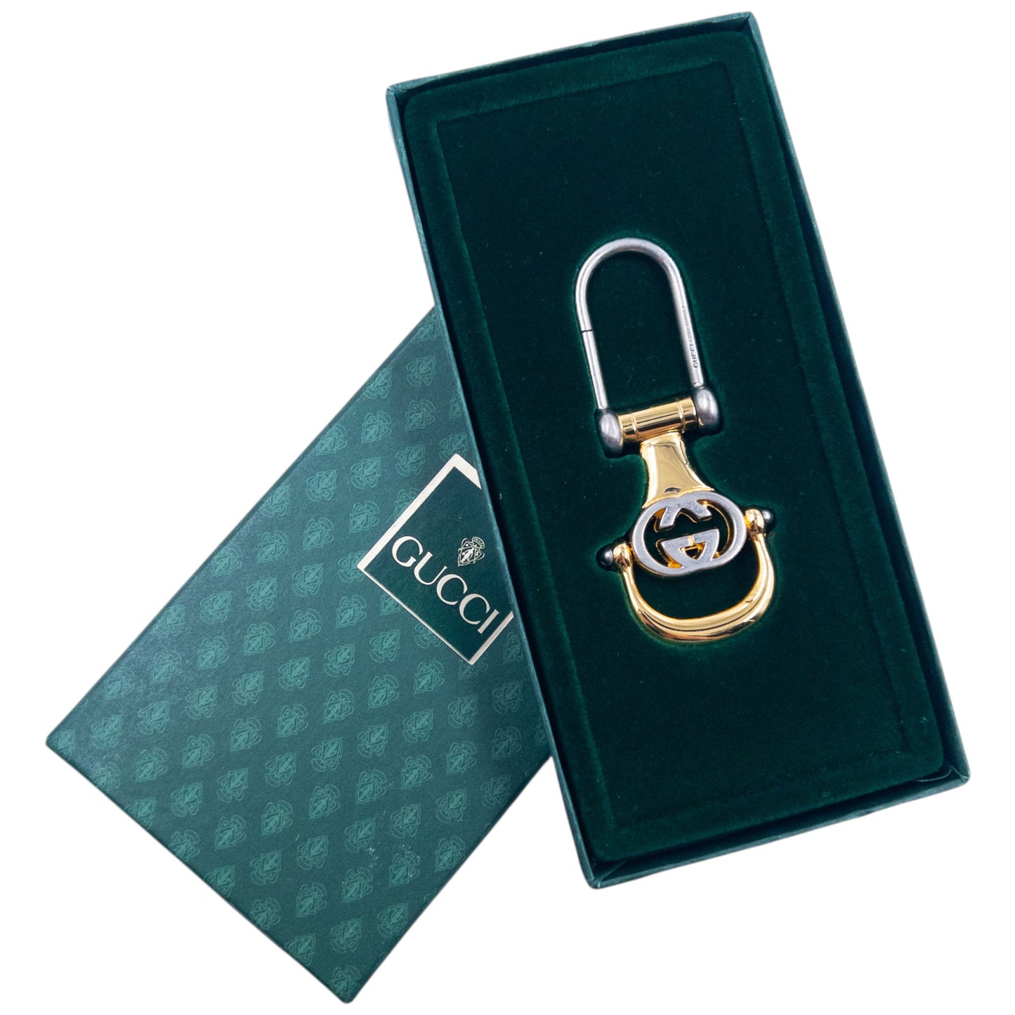Vintage 80s Gucci Cut-Out Keyring