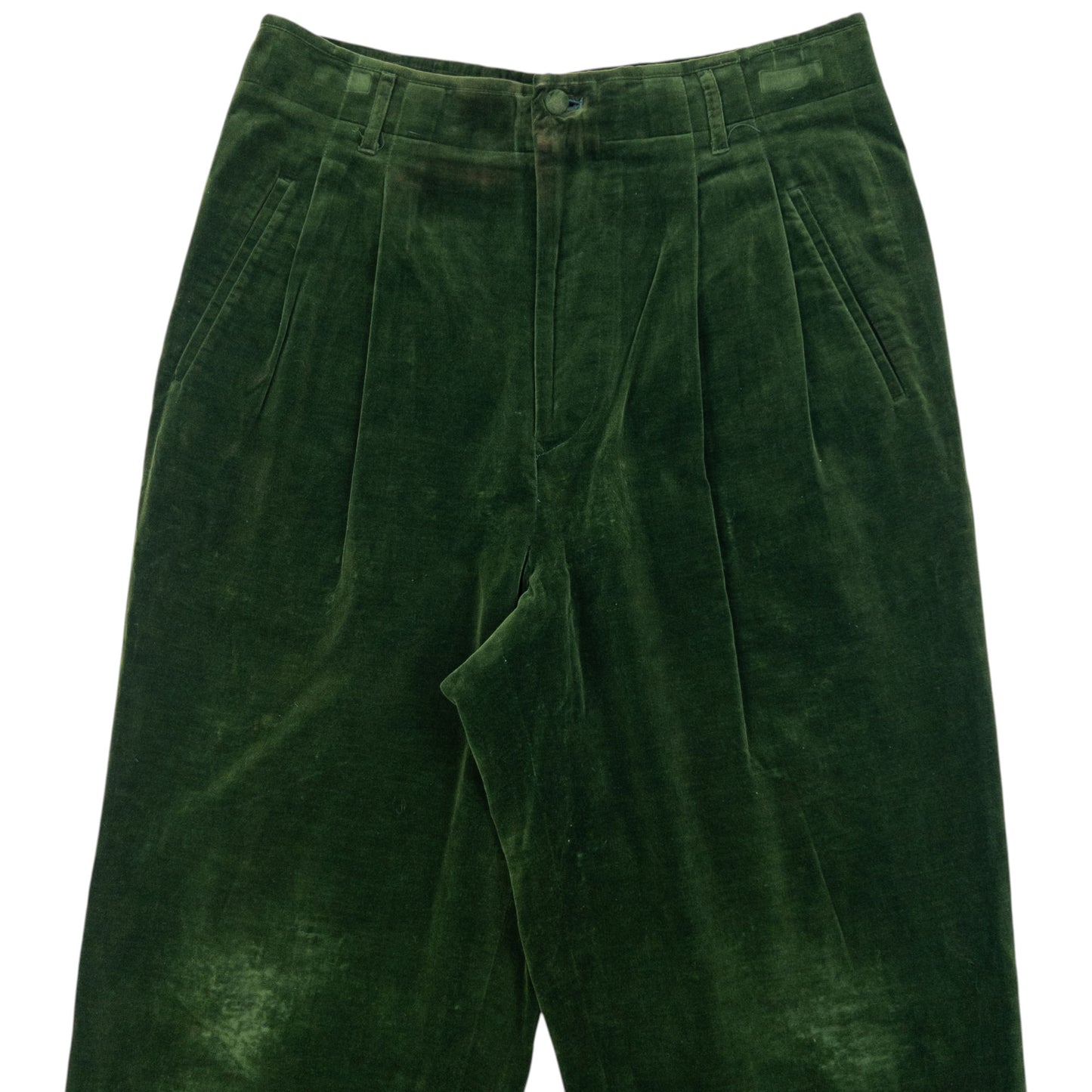 Vintage 90s Jean Paul Gaultier Velour Stirrup Trousers Size W32