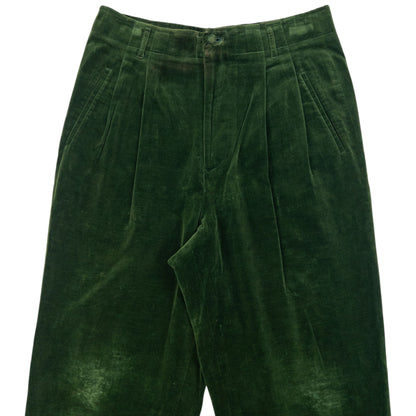 Vintage 90s Jean Paul Gaultier Velour Stirrup Trousers Size W32