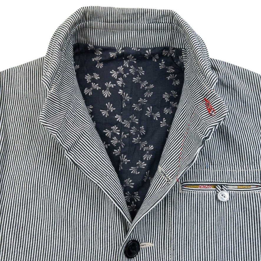 Vintage 2000s PPFM Striped Button Up Jacket Size M