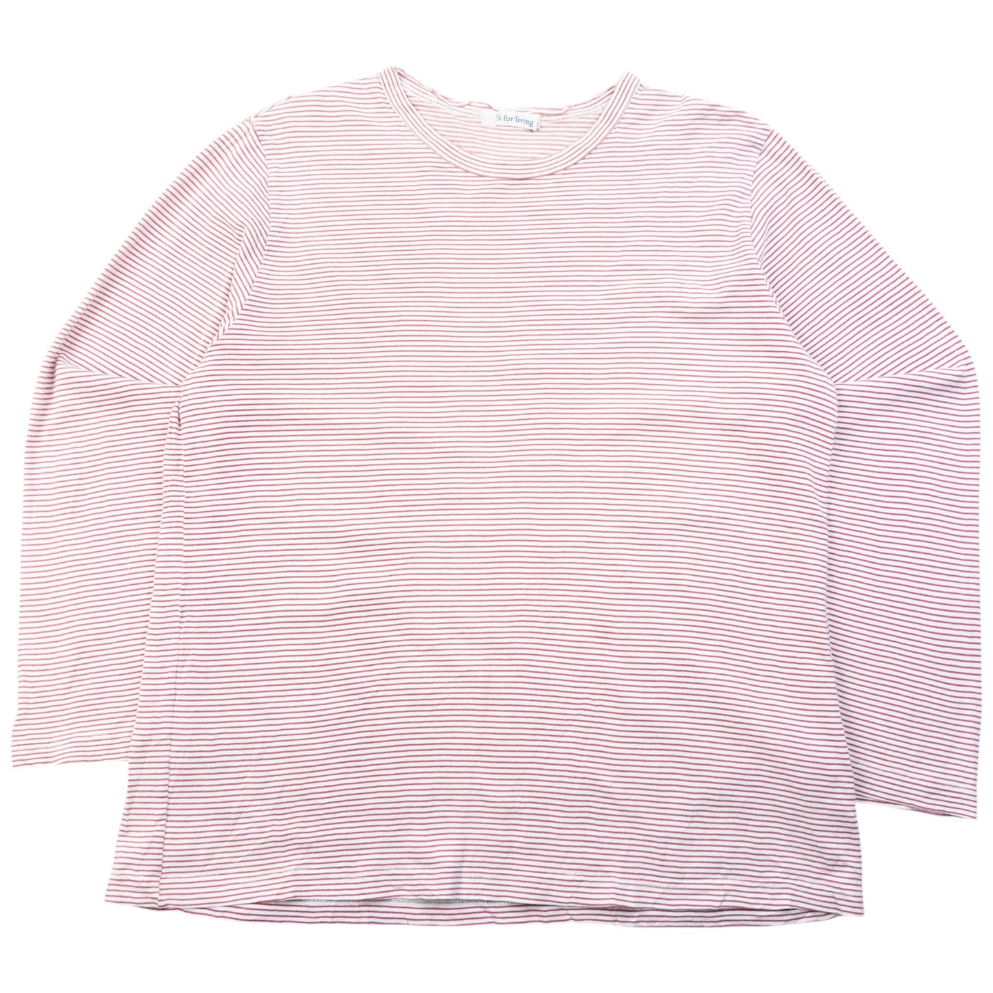 Vintage 90s Yohji Yamamoto Striped Long Sleeve T Shirt Womens Size S