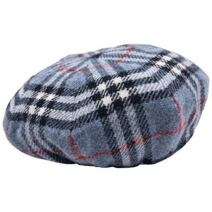 Vintage 90s Burberry Nova Check Wool Hat