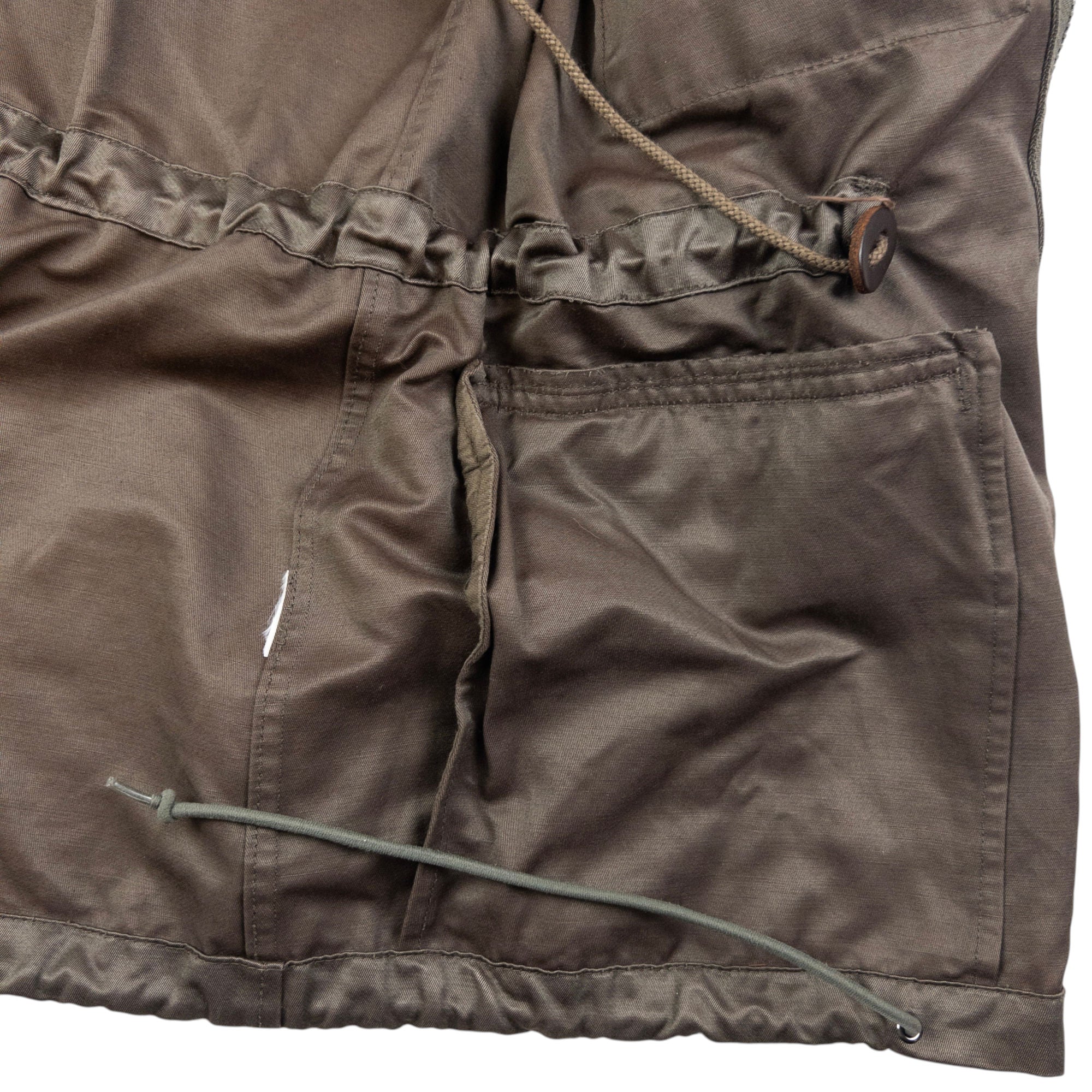 Vintage Cabane De Zucca By Issey Miyake Fur Collar Cargo Jacket Size S