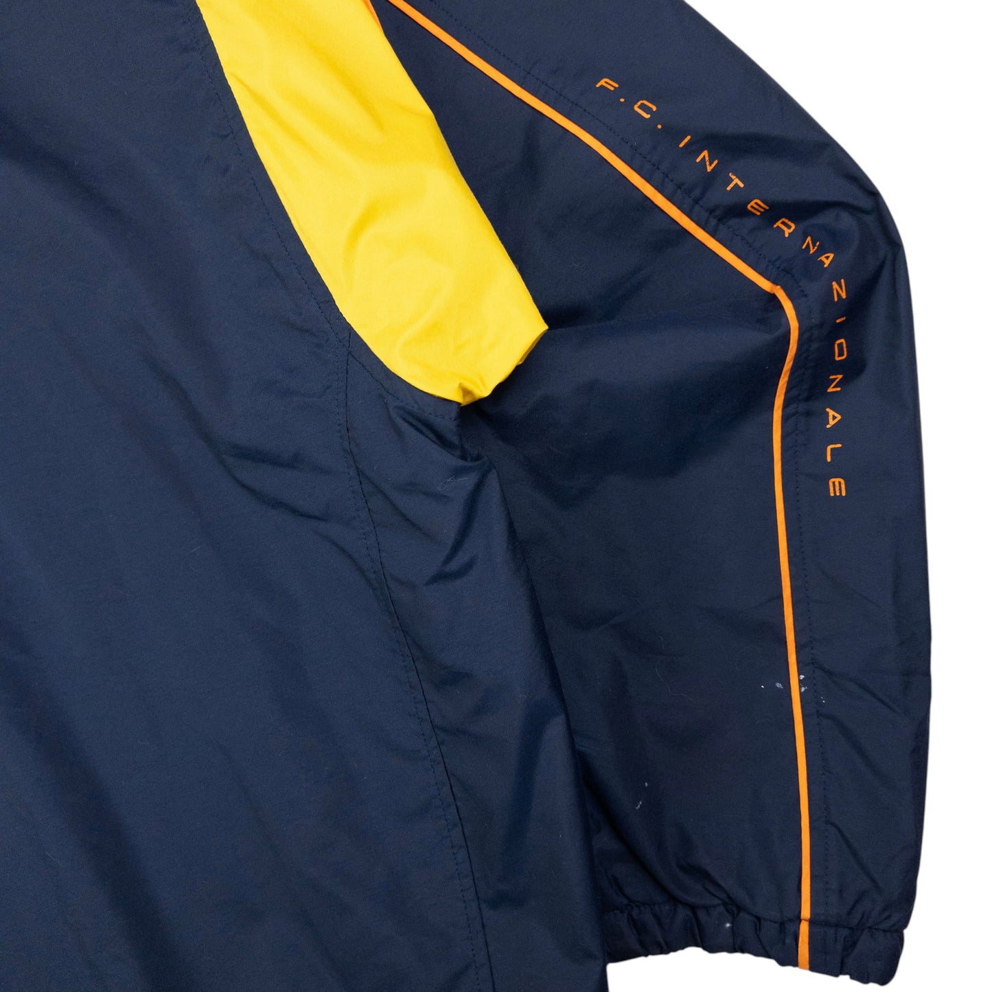 Vintage Nike FC Internationale Milan Fleece Lined Training Jacket Size XL