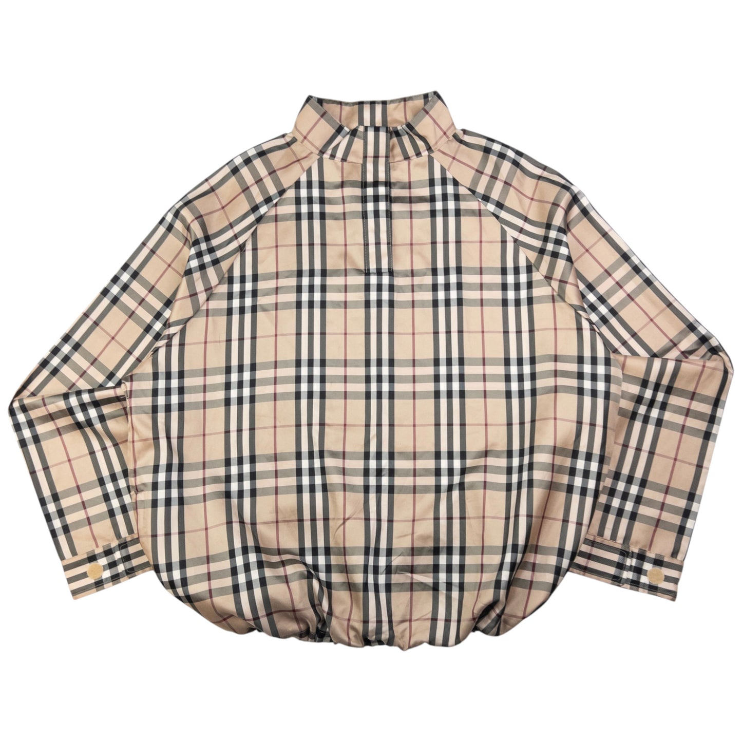 Vintage Burberry Nova Check Lightweight Q Zip Jacket Size XL