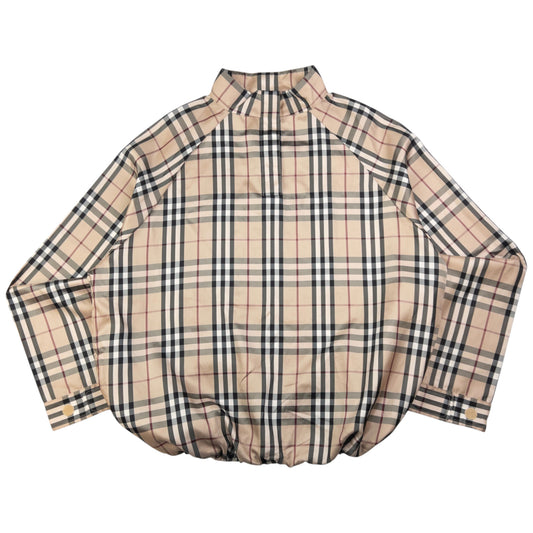Vintage Burberry Nova Check Lightweight Q Zip Jacket Size XL