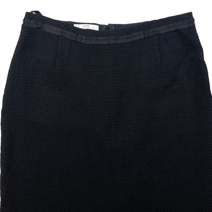 Vintage Prada Pleated Wool Skirt Womens Size W30