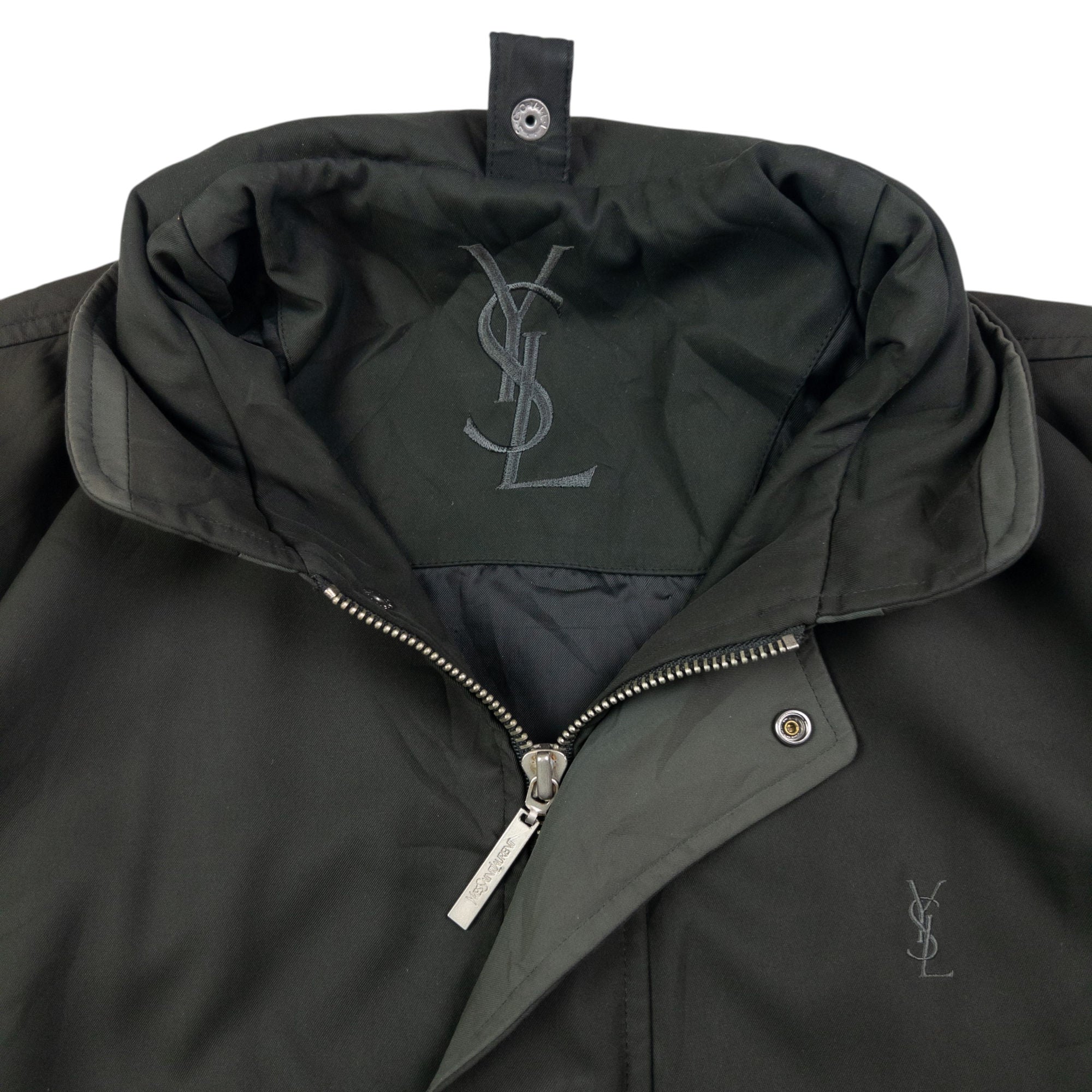 Vintage YSL Yves Saint Laurent Zip Up Jacket Size M