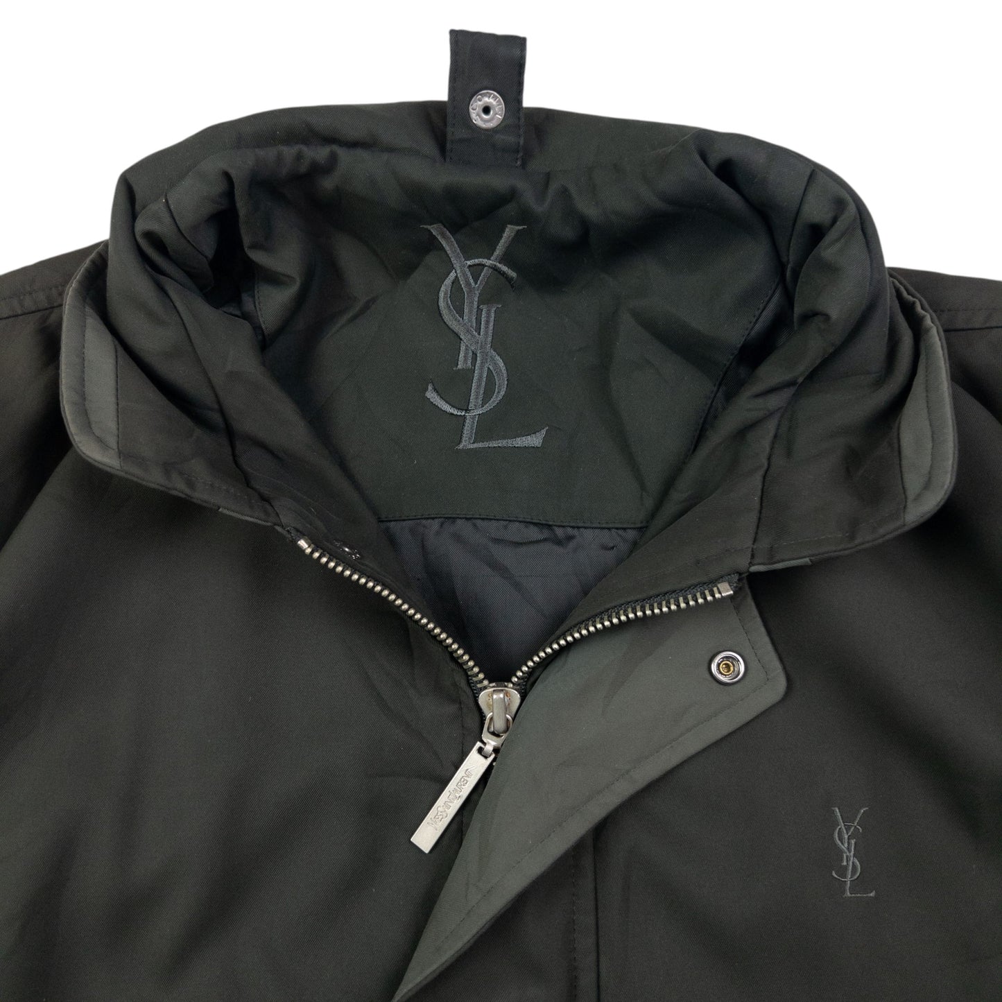 Vintage YSL Yves Saint Laurent Zip Up Jacket Size M