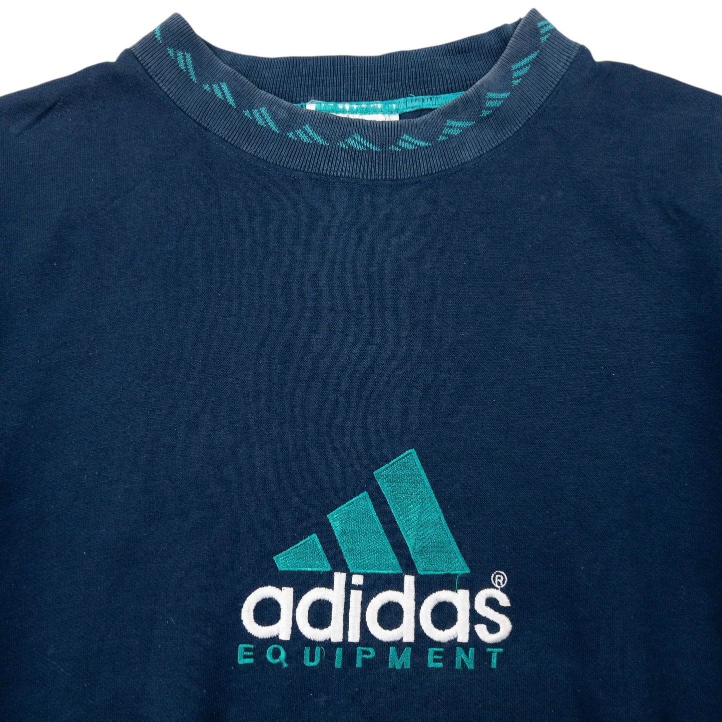 Vintage 90s Adidas Equiptment Embroidered Sweatshirt Size S