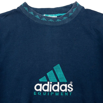 Vintage 90s Adidas Equiptment Embroidered Sweatshirt Size S