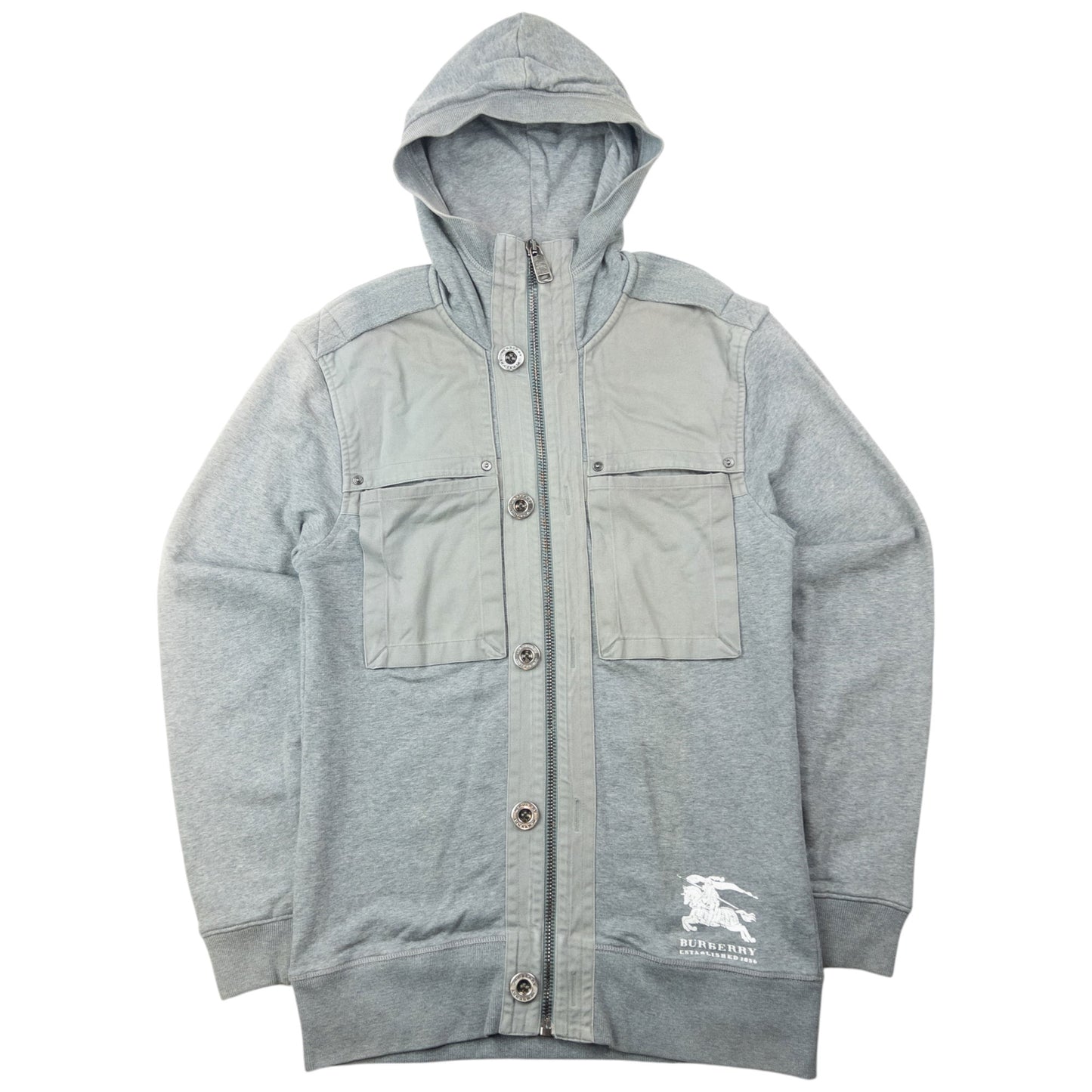 Vintage Burberry Zip Up Hoodie Size M