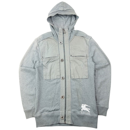Vintage Burberry Zip Up Hoodie Size M