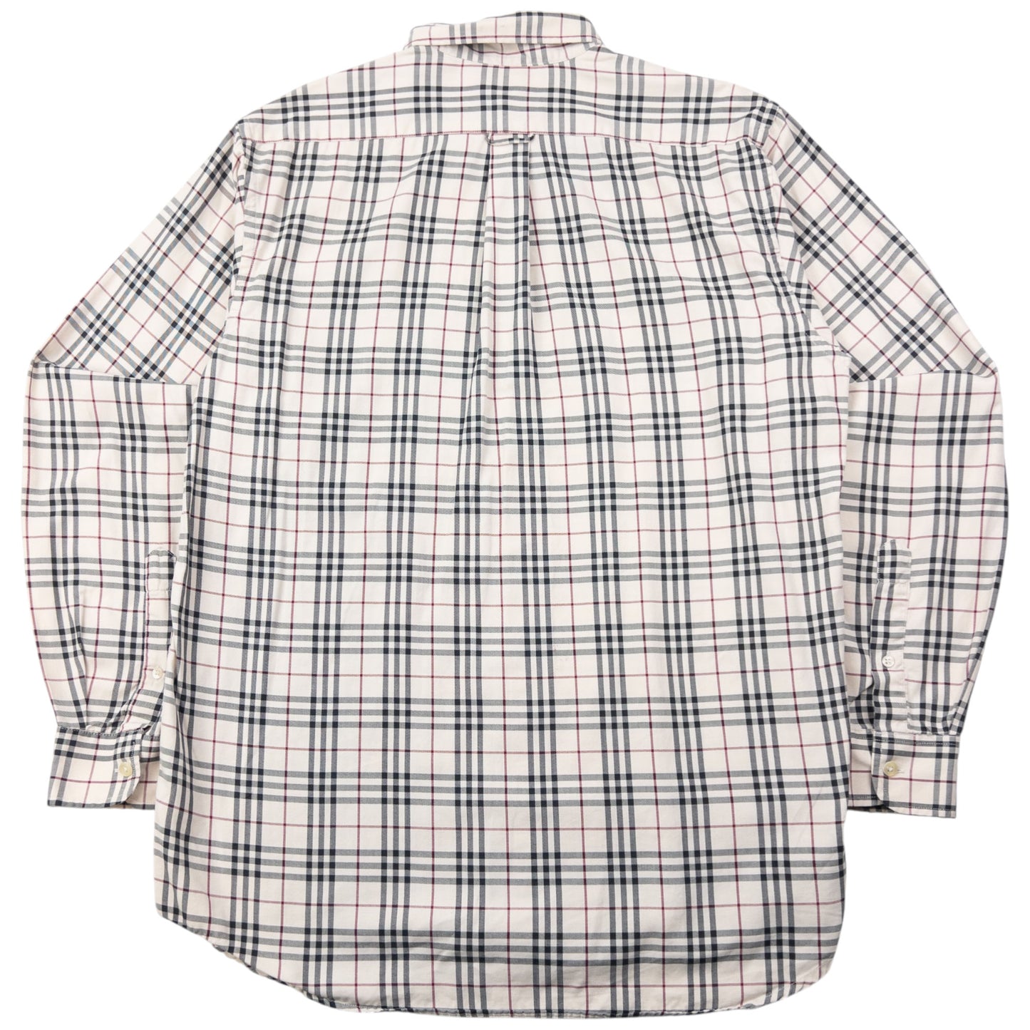 Vintage 2000s Burberry Nova Check Long Sleeve Button Up Shirt Size M