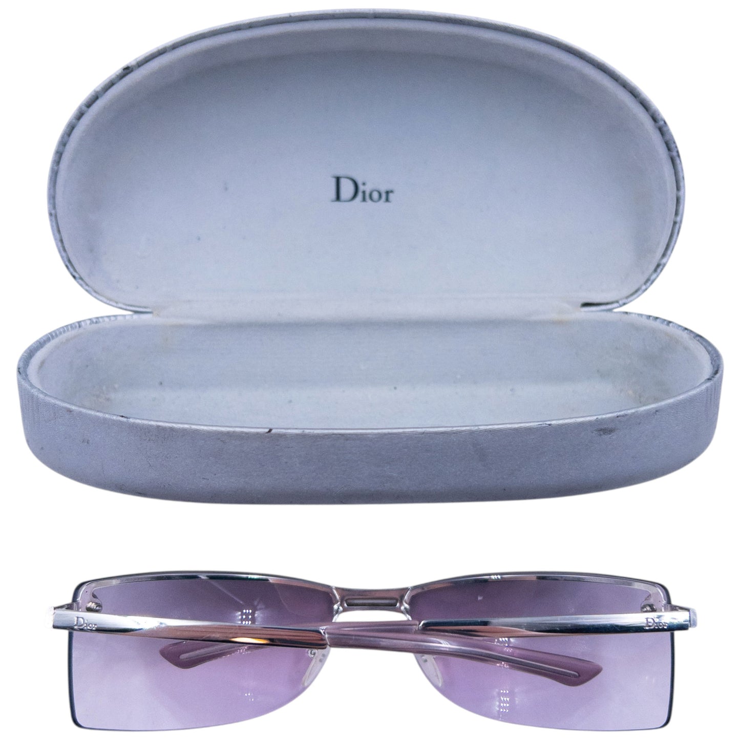 Vintage 2000s Dior Adiorable 1 By John Galliano Rimless Star Sunglasses