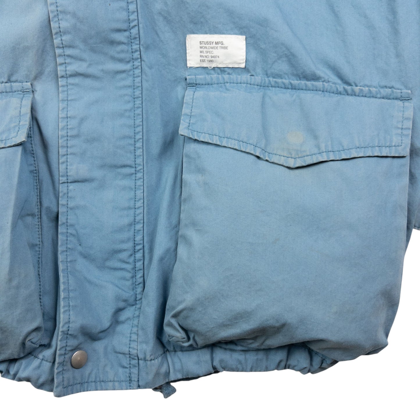 Vintage Stussy Zip Up Jacket Size XL