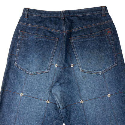 Vintage Avirex Metal Detail Denim Jeans Size W35
