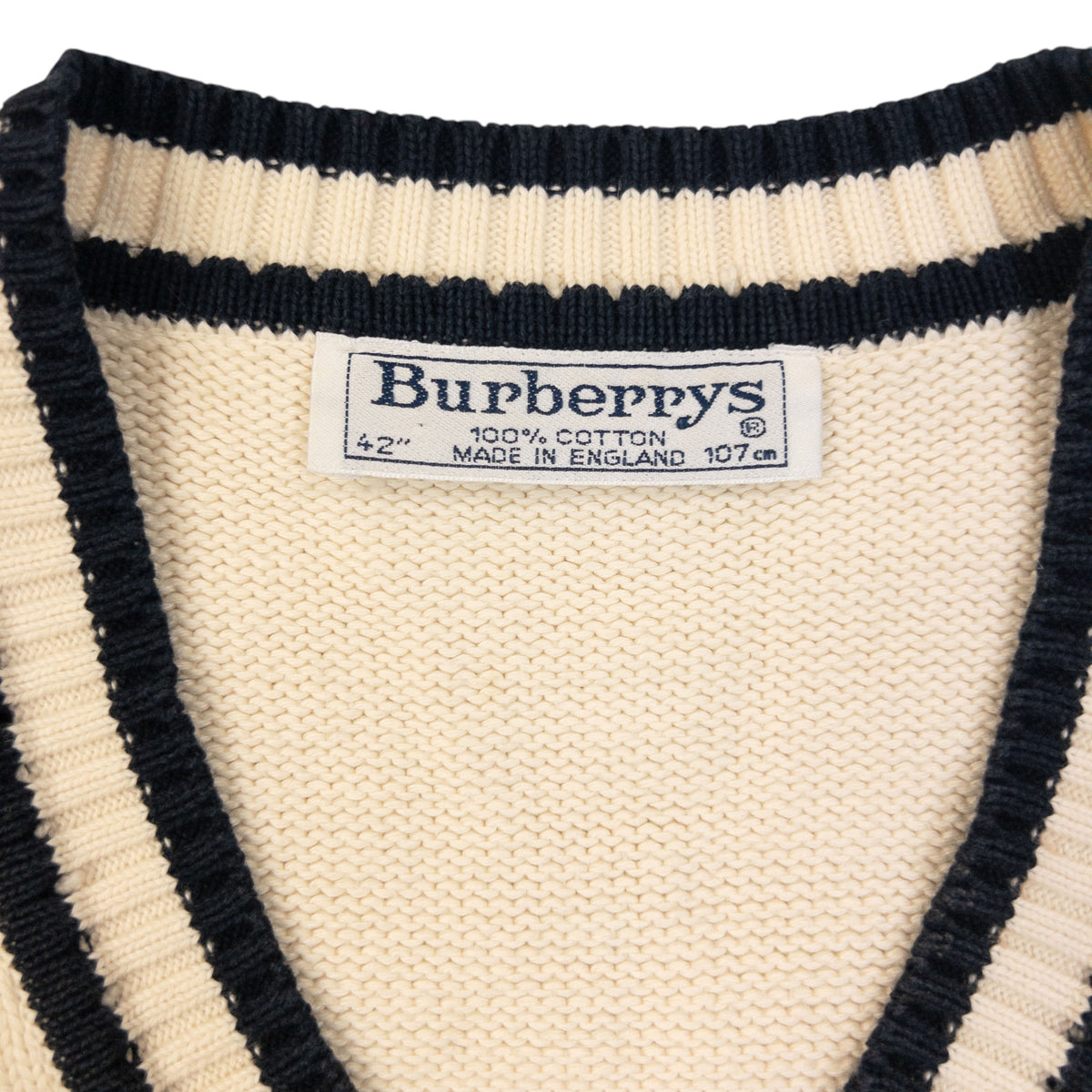 Vintage 90s Burberry Knit Sweater Vest Size S