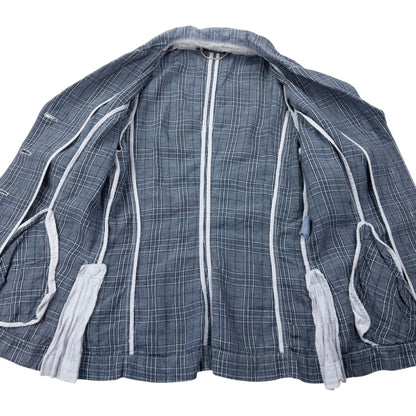 Vintage CP Company Checkered Button Up Jacket Womens Size M