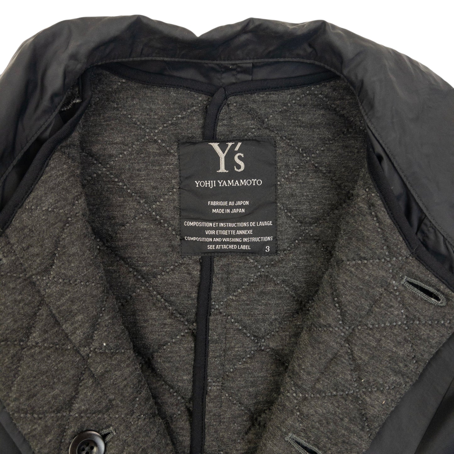 Vintage 2000s Yohji Yamamoto Layered Button Up Jacket Size S