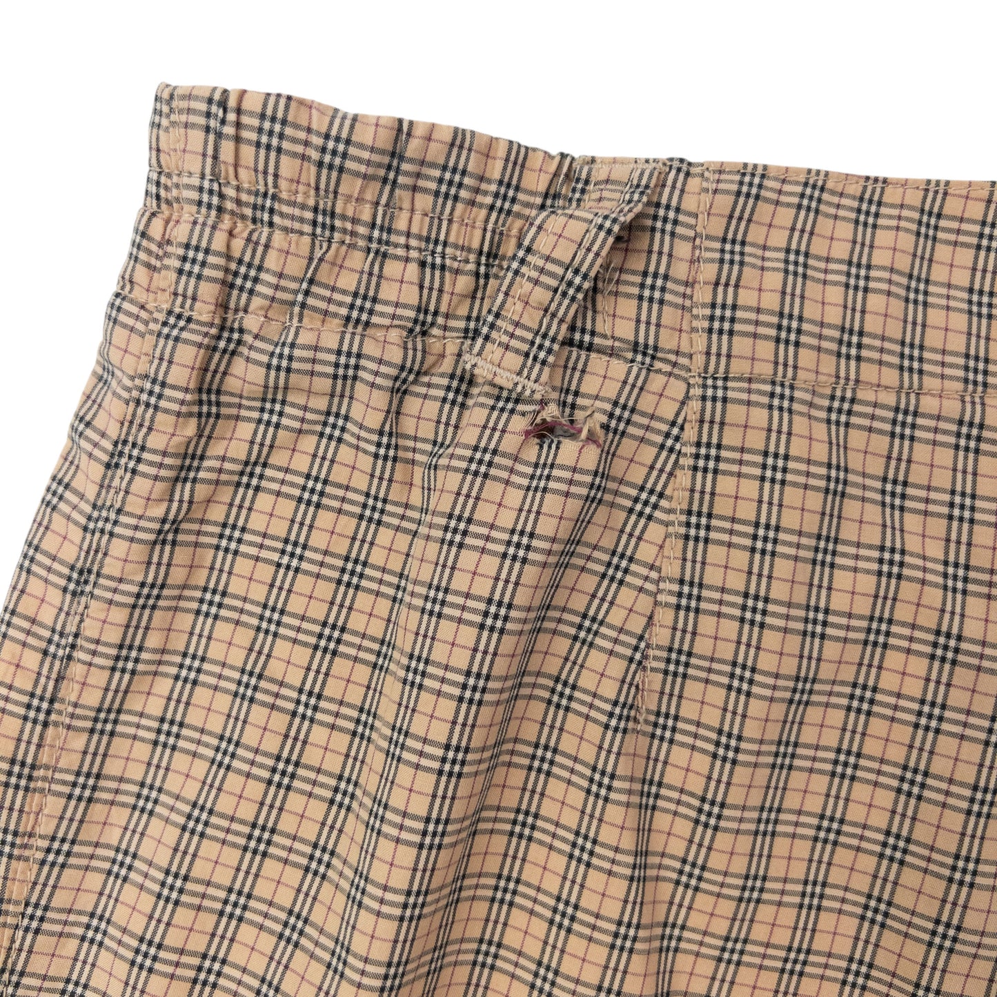 Vintage 2000s Burberry Nova Check Shorts Size W36