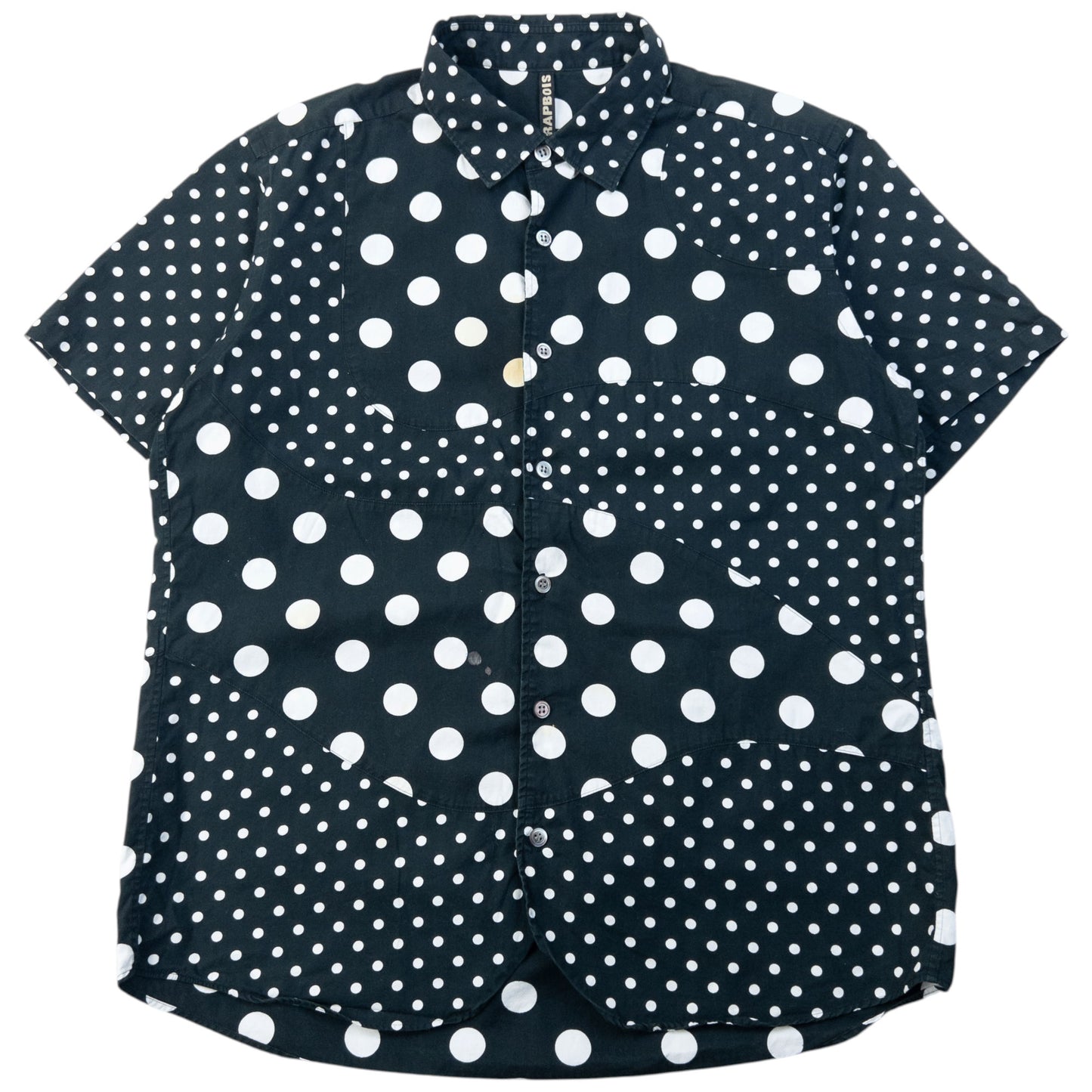 Vintage 2000s Frapbois By Issey Miyake Polka Dot Button Up Shirt Size S