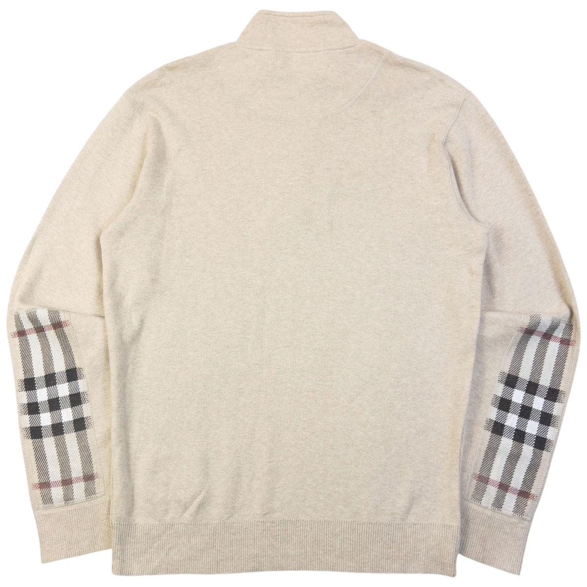 Vintage 2000s Burberry Q Zip Sweatshirt in beige, photo 2