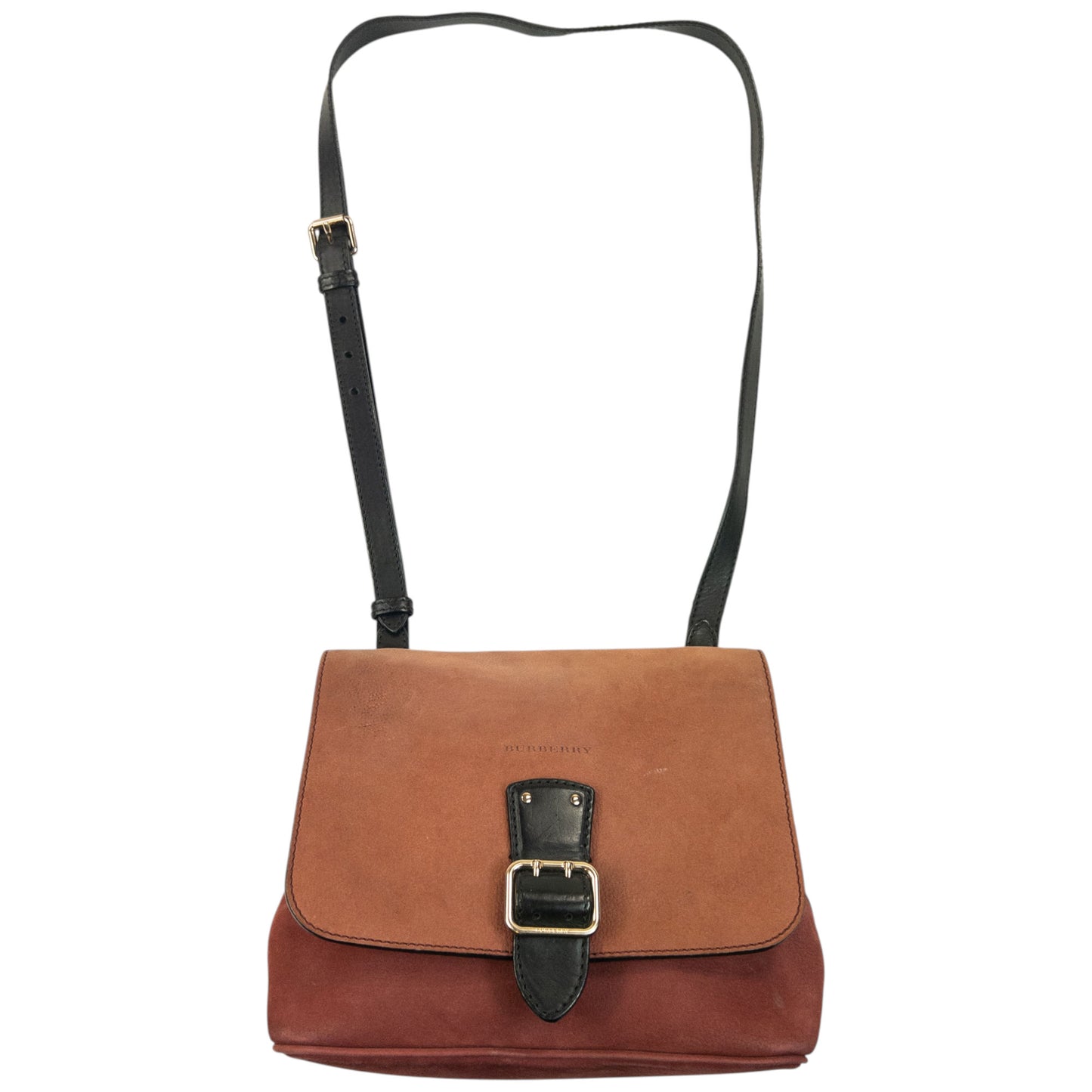 Vintage 2000s Burberry Leather Crossbody Bag