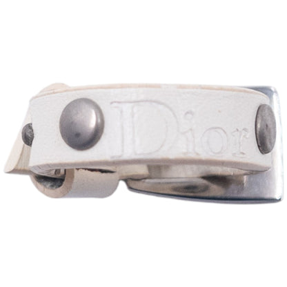 Vintage Dior Leather Buckle Ring